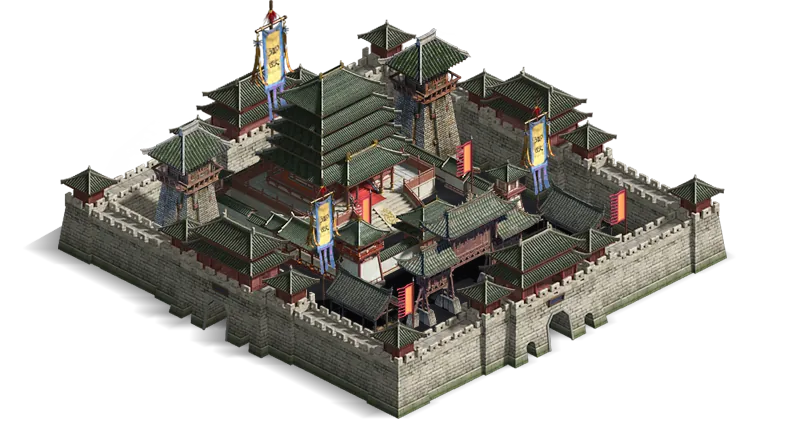 三国群英传真实城池模型
